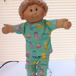 Mint Peeps Print Pajamas